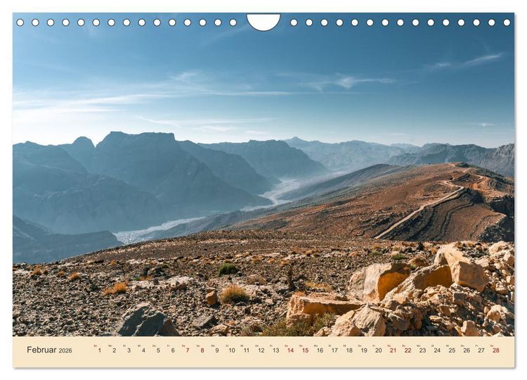 Produktbild: Musandam - Die omanische Exklave im geheimnisvollen Orient (Wandkalender 2026 DIN A4 quer), CALVENDO Monatskalender