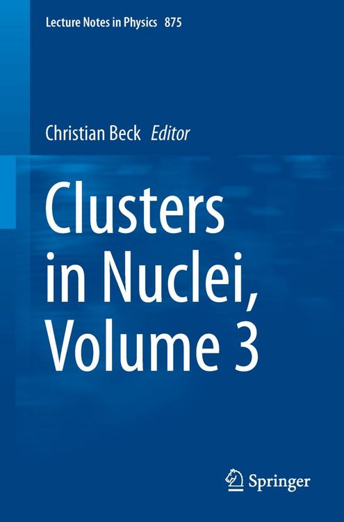 Produktbild: Clusters in Nuclei, Volume 3