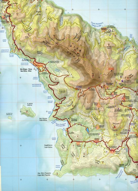 Produktbild: Skopelos 1 : 25 000 Wanderkarte 10.12