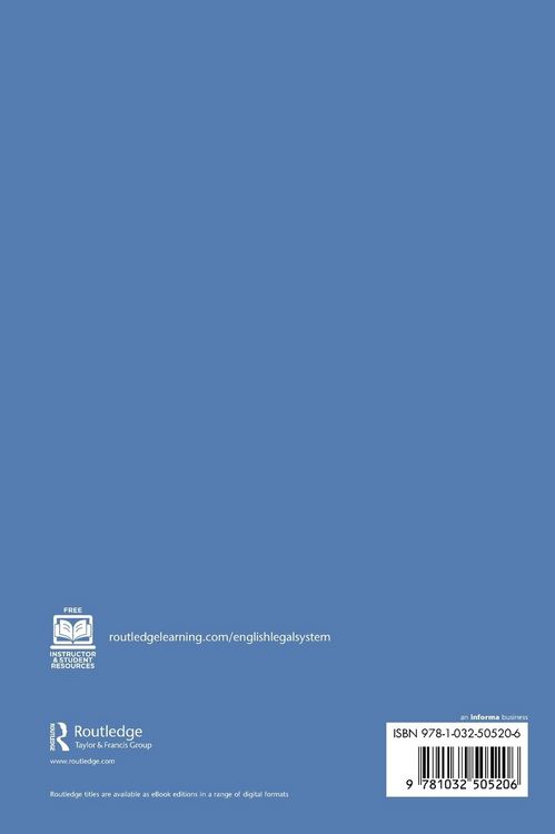 Produktbild: Slapper and Kelly's The English Legal System