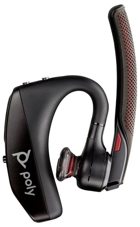 Produktbild: HP Poly Voyager5200 Office In Ear Headset Bluetooth&reg;, Kabellos Schwarz mit Bluetooth&reg; Basisstation