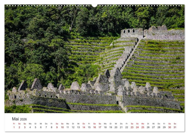 Produktbild: Macchu Picchu (Wandkalender 2026 DIN A2 quer), CALVENDO Monatskalender