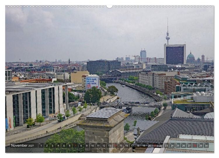Produktbild: Hauptstadt Berlin (Wandkalender 2027 DIN A2 quer), CALVENDO Monatskalender