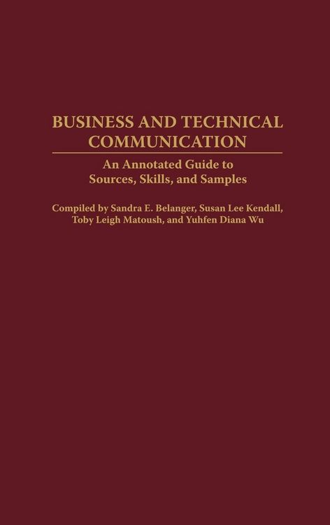 Produktbild: Business and Technical Communication