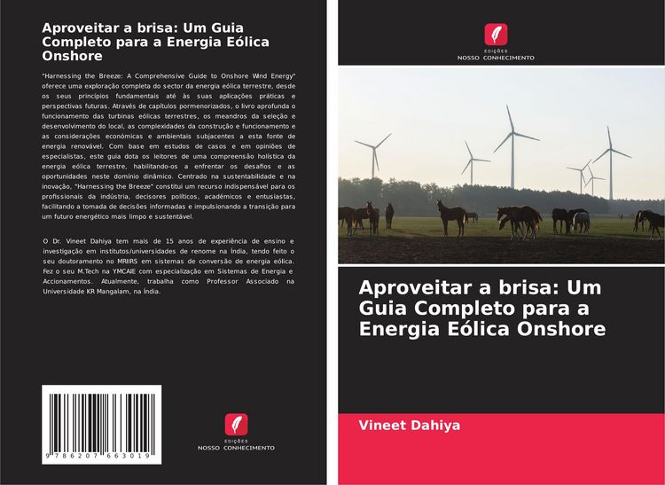 Produktbild: Aproveitar a brisa: Um Guia Completo para a Energia E&oacute;lica Onshore