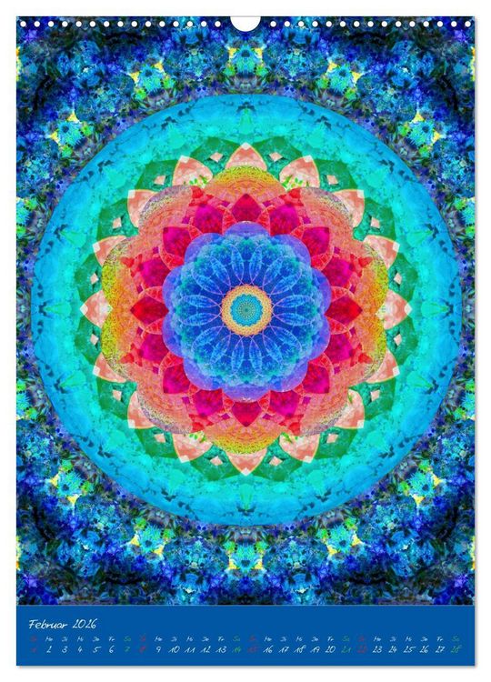 Produktbild: Bl&uuml;hende Mandalas (Wandkalender 2026 DIN A3 hoch), CALVENDO Monatskalender