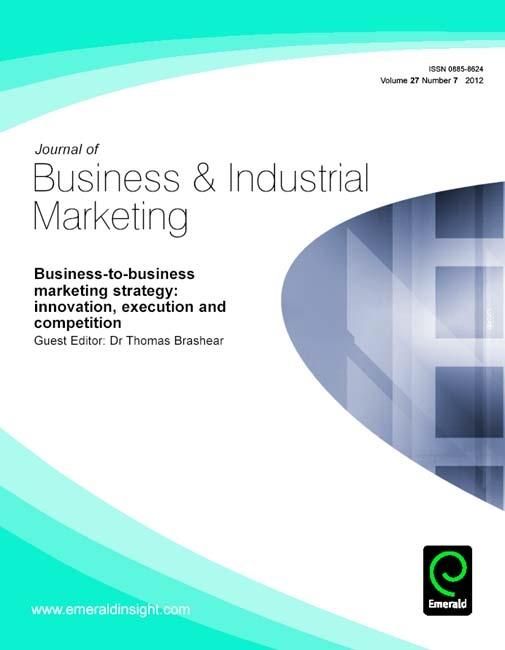 Produktbild: Business-to-business marketing strategy