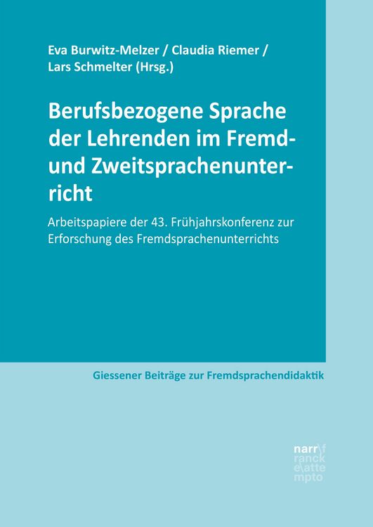 Produktbild: Berufsbezogene Sprache der Lehrenden im Fremd- und Zweitsprachenunterricht