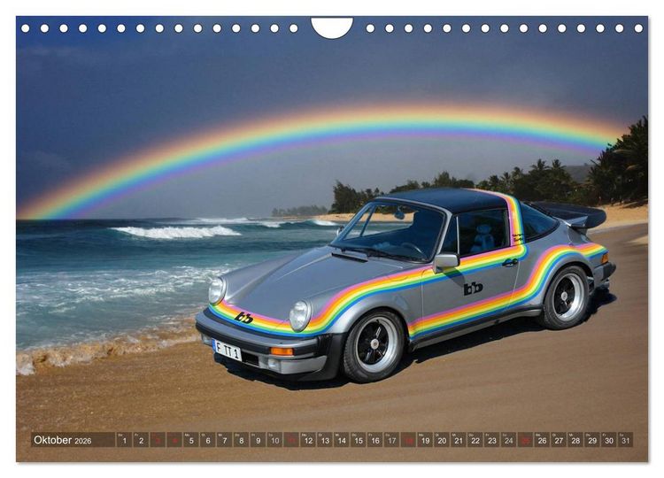 Produktbild: Ein Porsche muss es schon sein! (Wandkalender 2026 DIN A4 quer), CALVENDO Monatskalender