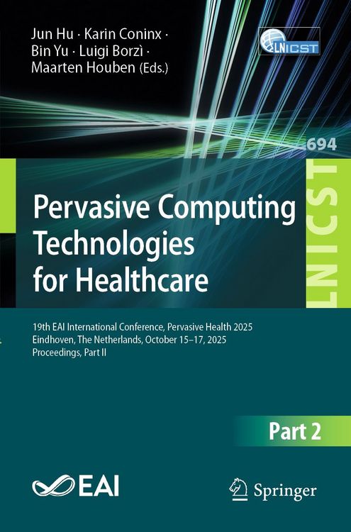 Produktbild: Pervasive Computing Technologies for Healthcare