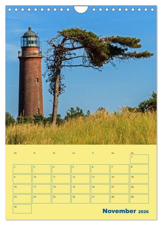 Produktbild: Sehnsuchtsort Fischland-Dar&szlig;-Zingst (Wandkalender 2026 DIN A4 hoch), CALVENDO Monatskalender