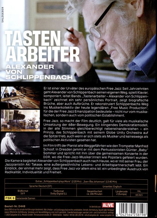 Produktbild: Tastenarbeiter - Alexander von Schlippenbach