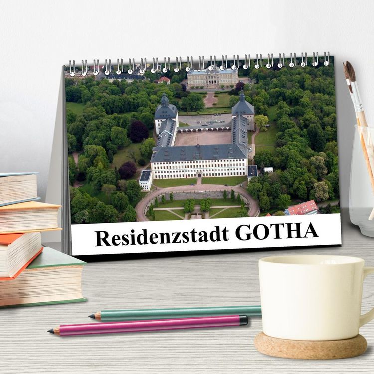 Produktbild: Residenzstadt GOTHA (Tischkalender 2026 DIN A5 quer), CALVENDO Monatskalender