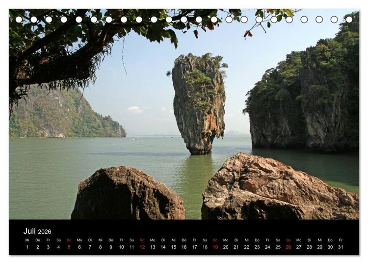 Produktbild: Thailand (Tischkalender 2026 DIN A5 quer), CALVENDO Monatskalender