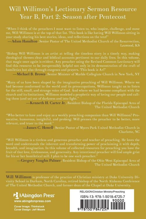 Produktbild: Will Willimon's Lectionary Sermon Resource