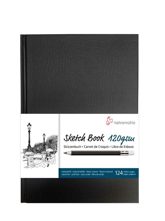 Produktbild: Hahnem&uuml;hle Papier Sketch Book 120, DIN A 4 Hochformat, 120 g/m&sup2;
