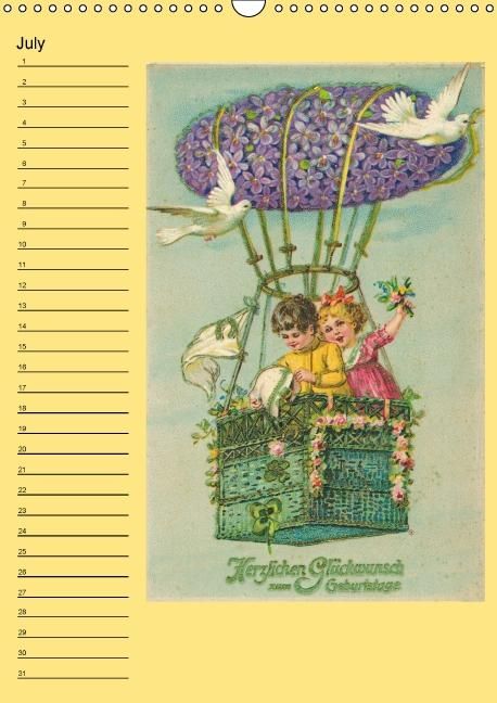 Produktbild: Nostalgic greetings (Wall Calendar perpetual DIN A3 Portrait)