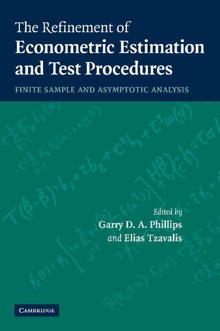 Produktbild: The Refinement of Econometric Estimation and Test Procedures