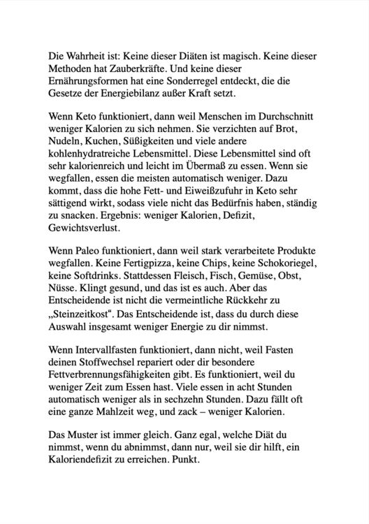 Produktbild: Der No-Bullshit Abnehmplan