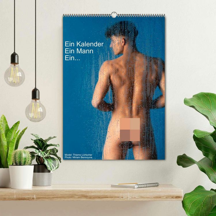 Produktbild: Ein Kalender, ein Mann, ein ... (Wandkalender 2026 DIN A2 hoch), CALVENDO Monatskalender