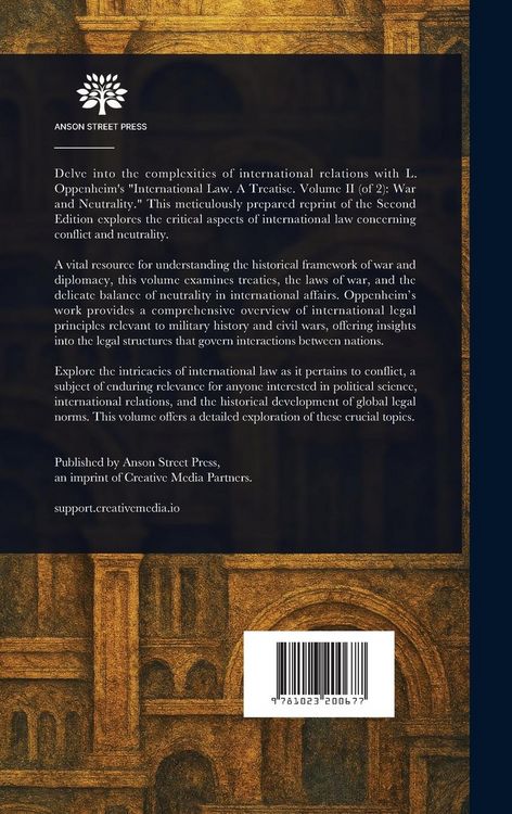 Produktbild: International Law. A Treatise.