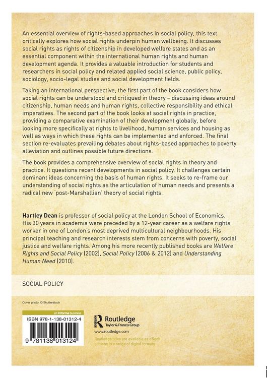 Produktbild: Social Rights and Human Welfare