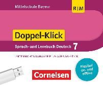 Produktbild: Doppel-Klick, Das Sprach- und Lesebuch, Mittelschule Bayern, 7. Jahrgangsstufe, Unterrichtsmanager Plus auf USB-Stick - F&uuml;r R- und M-Klassen, Inkl. E-