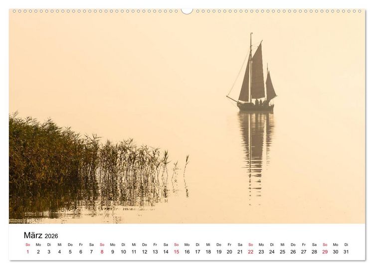 Produktbild: Fischland-Dar&szlig; - Stimmungsvolle Augenblicke (Wandkalender 2026 DIN A2 quer), CALVENDO Monatskalender