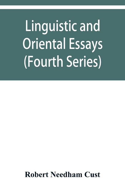 Produktbild: Linguistic and oriental essays. Written from the year 1861 to 1895 (Fourth Series)