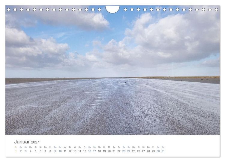 Produktbild: S&oslash;nderjylland - D&auml;nemarks S&uuml;den (Wandkalender 2027 DIN A4 quer), CALVENDO Monatskalender