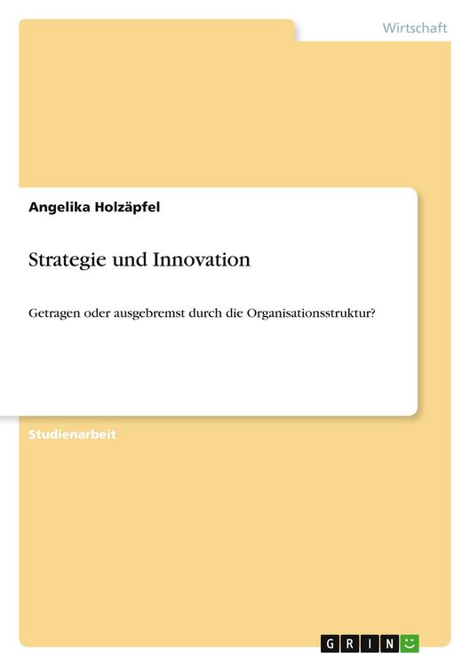 Produktbild: Strategie und Innovation