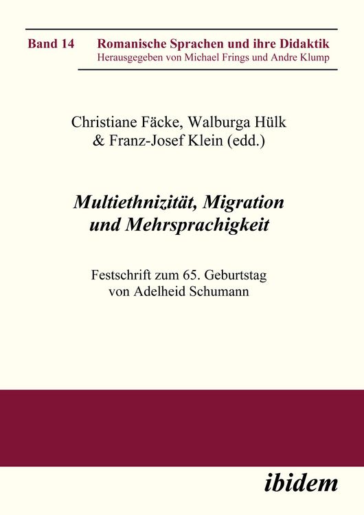 Produktbild: Multiethnizit&auml;t, Migration und Mehrsprachigkeit