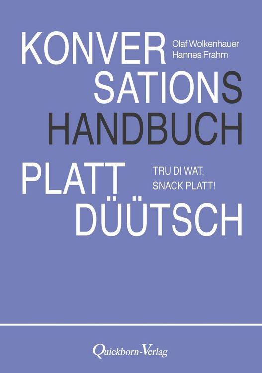 Produktbild: Konversationshandbuch Plattd&uuml;&uuml;tsch