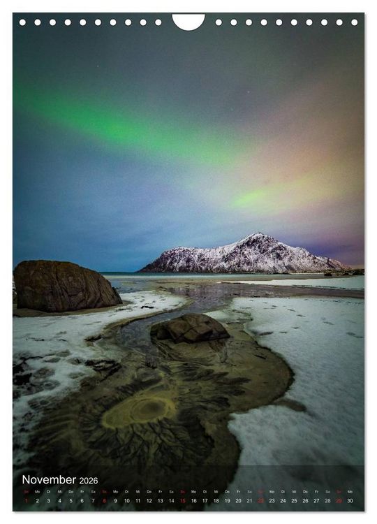 Produktbild: Mystische Lofoten (Wandkalender 2026 DIN A4 hoch), CALVENDO Monatskalender