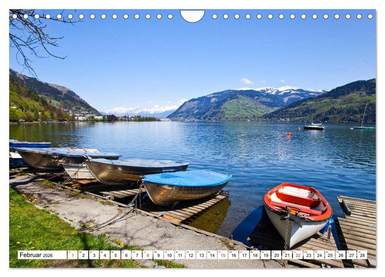 Produktbild: Der Zeller See im sch&ouml;nen Salzburger Land (Wandkalender 2026 DIN A4 quer), CALVENDO Monatskalender