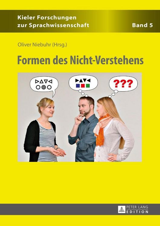 Produktbild: Formen des Nicht-Verstehens