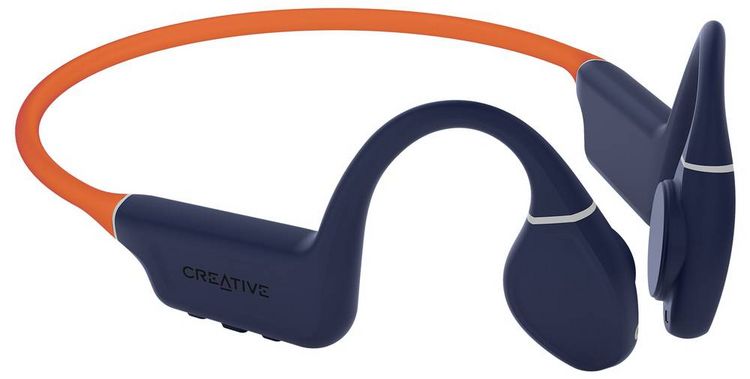 Produktbild: CREATIVE Outlier Free Pro+, Knochenschall, Bluetooth 5.3, IPX8, AAC, orange