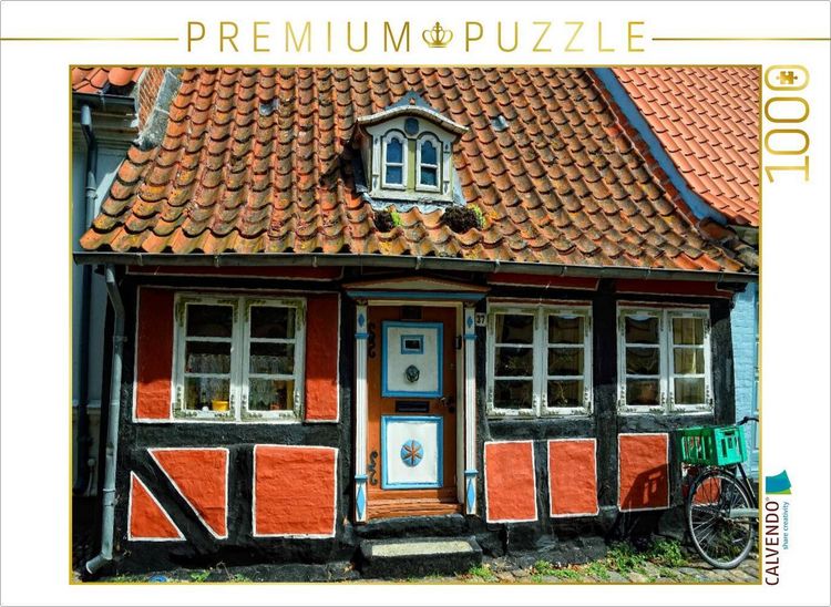 Produktbild: CALVENDO Puzzle Altes Haus in Faaborg (D&auml;nemark) | 1000 Teile Lege-Gr&ouml;&szlig;e 64x48cm Foto-Puzzle f&uuml;r gl&uuml;ckliche Stunden