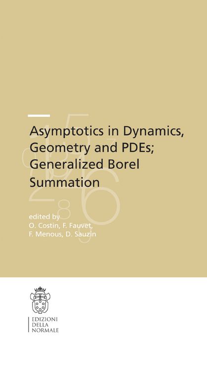 Produktbild: Asymptotics in Dynamics, Geometry and PDEs; Generalized Borel Summation