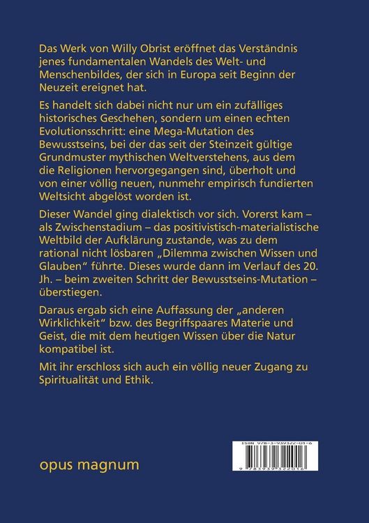 Produktbild: Die Mutation des europ&auml;ischen Bewusstseins