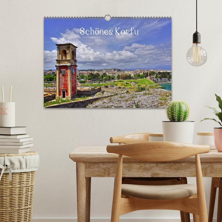 Produktbild: Sch&ouml;nes Korfu (Wandkalender 2026 DIN A3 quer), CALVENDO Monatskalender