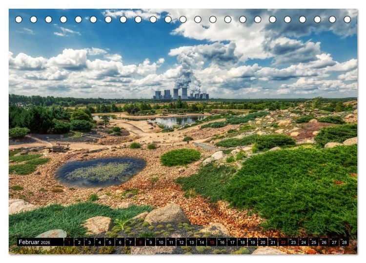 Produktbild: Der Findlingspark in der Lausitz (Tischkalender 2026 DIN A5 quer), CALVENDO Monatskalender