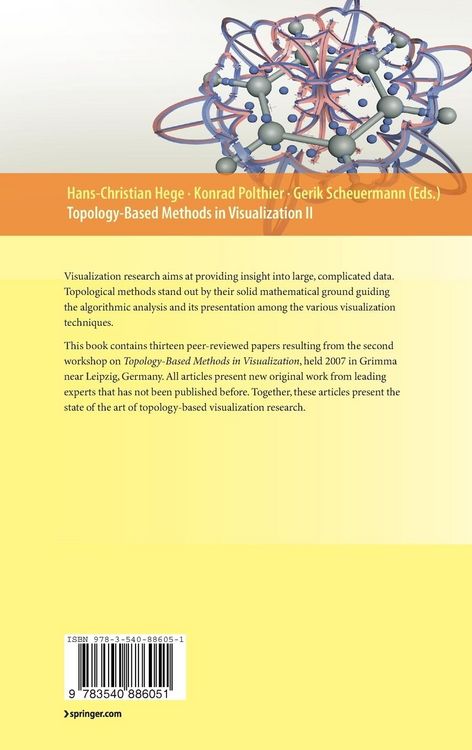 Produktbild: Topology-Based Methods in Visualization II