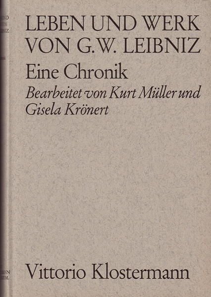 Produktbild: Leben und Werk von Gottfried Wilhelm Leibniz