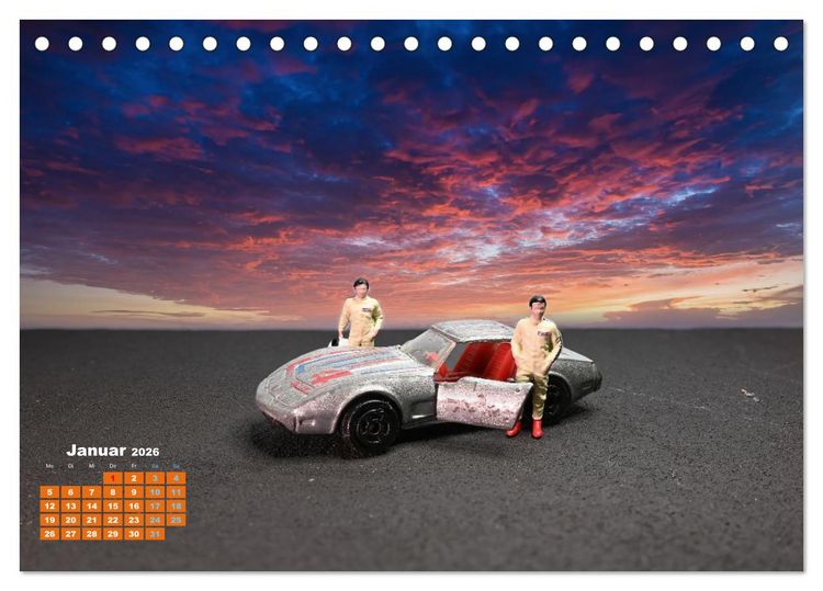 Produktbild: Helden der Sandkiste (Tischkalender 2026 DIN A5 quer), CALVENDO Monatskalender