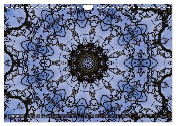 Produktbild: Natur im Kaleidoskop (Wandkalender 2026 DIN A4 quer), CALVENDO Monatskalender