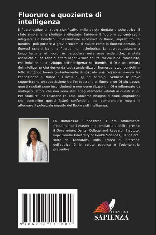 Produktbild: Fluoruro e quoziente di intelligenza