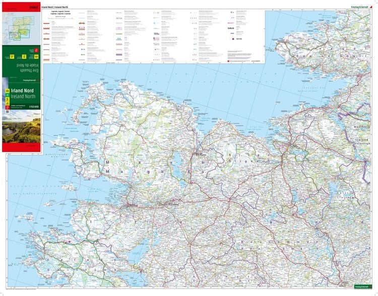 Produktbild: Freytag & berndt Stra&szlig;enkarte Irland Set 1:150.000