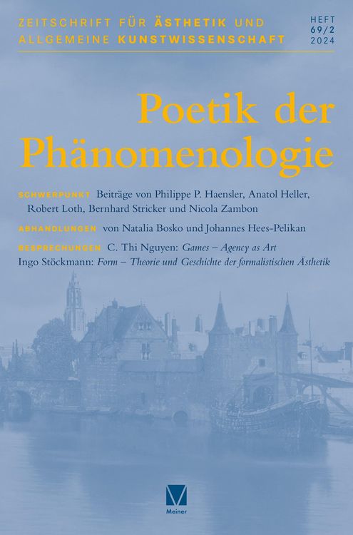 Produktbild: Zeitschrift f&uuml;r &Auml;sthetik und Allgemeine Kunstwissenschaft