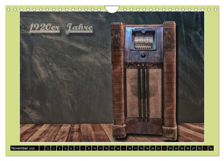 Produktbild: RADIO LEGENDEN (Wandkalender 2026 DIN A4 quer), CALVENDO Monatskalender
